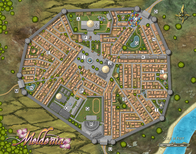 Meldenia Interactive Map