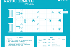 Natuu Temple Main Level - Old School D&D